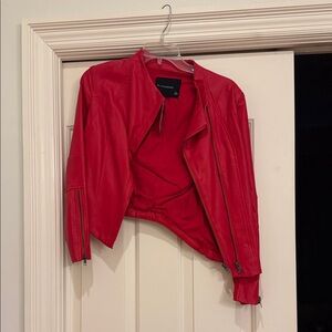 Red Vega Leather Jacket